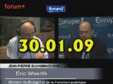 ITW de Eric Woerth (30.01.09)