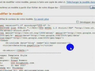 Astuce blogger - Changer le titre de vos pages