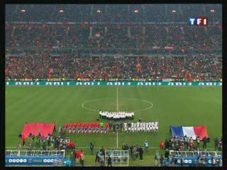 HYMNE NATIONAL MAROCAIN AU STADE DE FRANCE