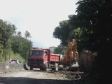 tracteur Travaux RN1de gourbeyre