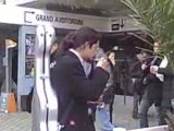 Musiciens devant la cité des congrés à Nantes