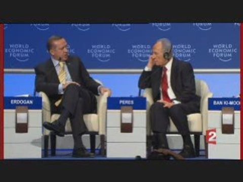 Erdogan clash Shimon peres à Davos (2009)...