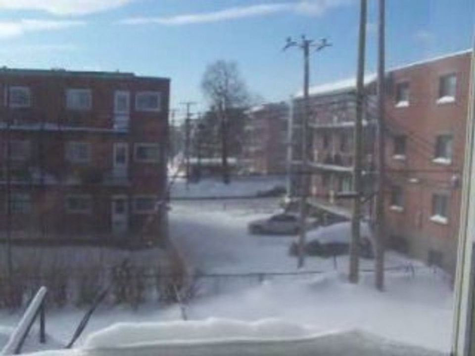 Une journée d'hiver à Montréal