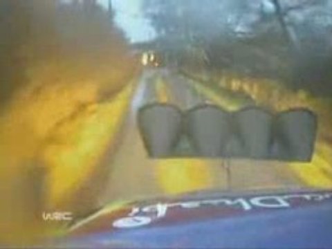 Rally Ireland 09 ss1 OnB Hirvonen + Loeb