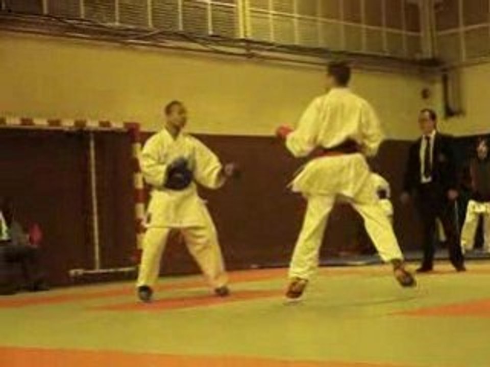 amin en rouge 2eme tour en open cadets