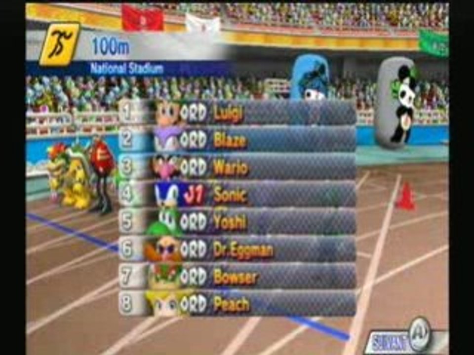 Essai pour test mario & sonic aux jeux Olympique