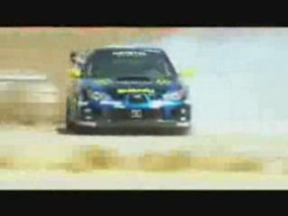 Ken Block " Gymkhana " Practice