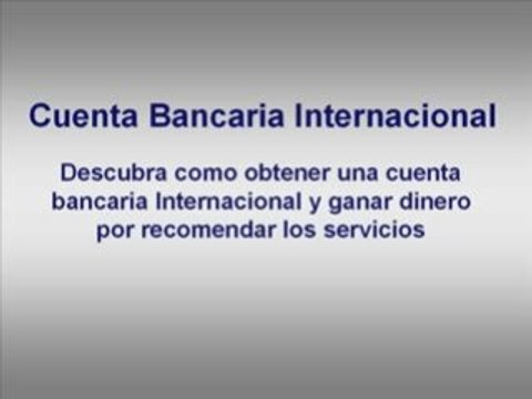Cuenta Bancaria Internacional