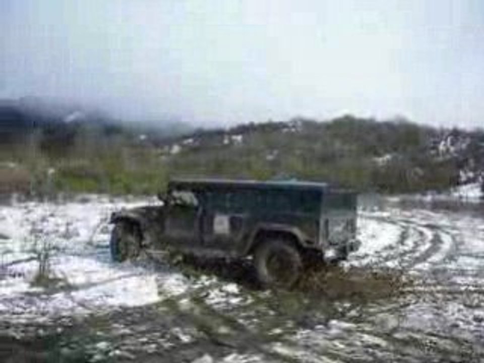 Hummer H1 - prova su fango-neve