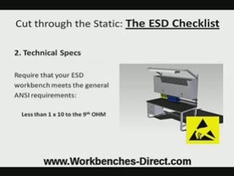 ESD Workbench and Table Selection