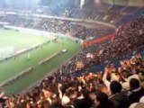 SUPERBE AMBIANCE APRES 1er BUT PSG CAEN