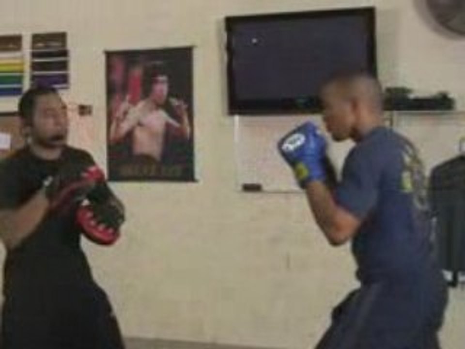 JKD kickboxing Jun Fan Gung Fu Attack (PIA-2)