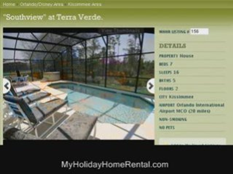 florida holiday rentals, florida vacation rentals