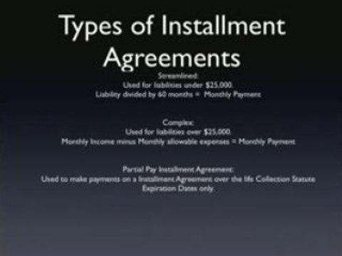 Tampa Tax Attorney discusses IRS Installment Agreements