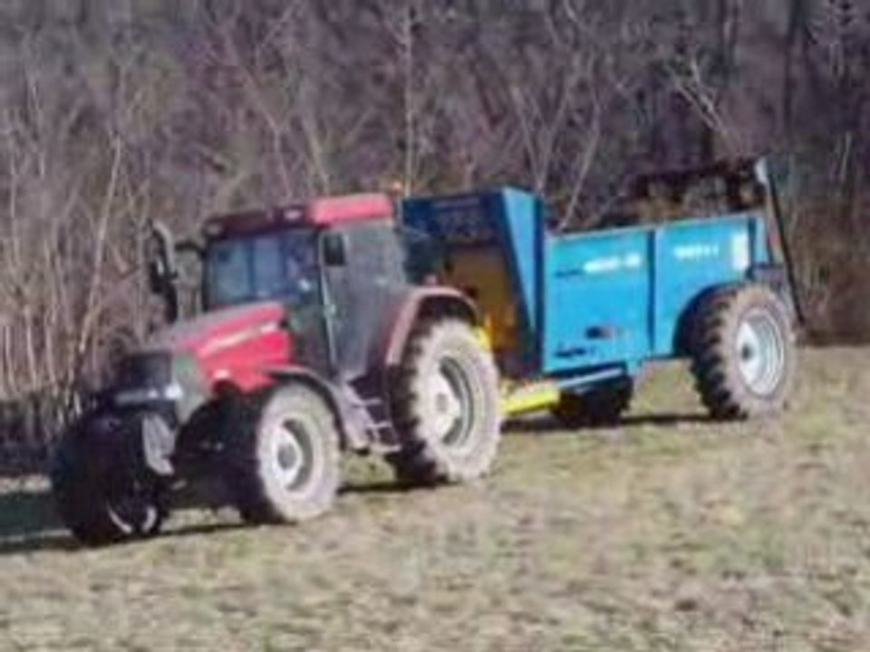 épandage de fumier chantier N°2