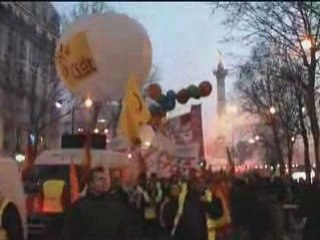 29 janvier 2009 départ de la Bastille - CFDT