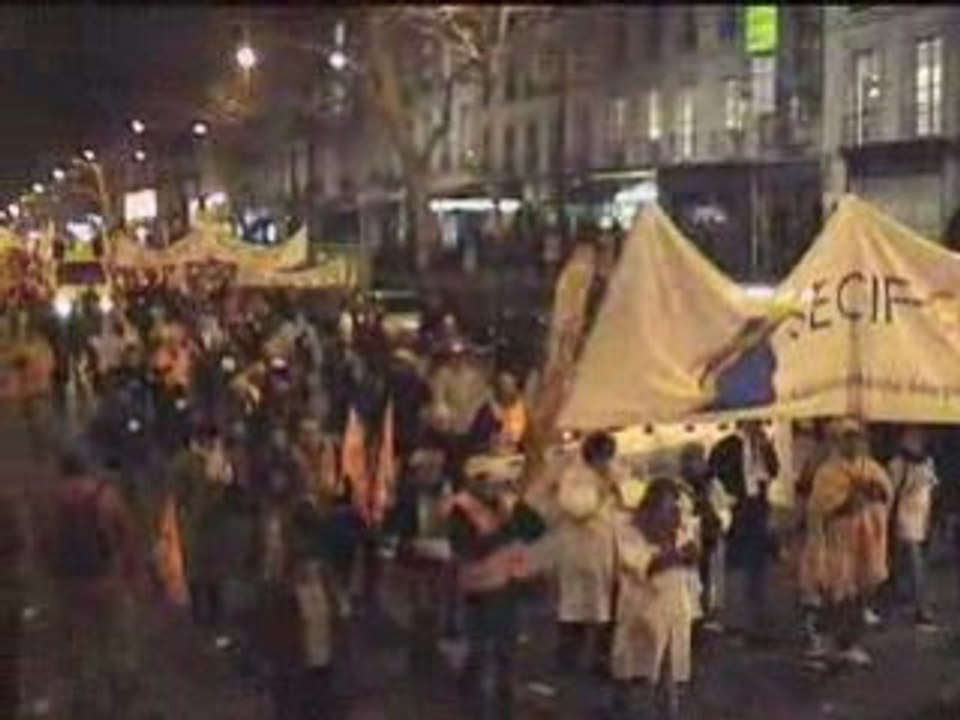 29 janvier 2009 - Fin de manifestation  CFDT