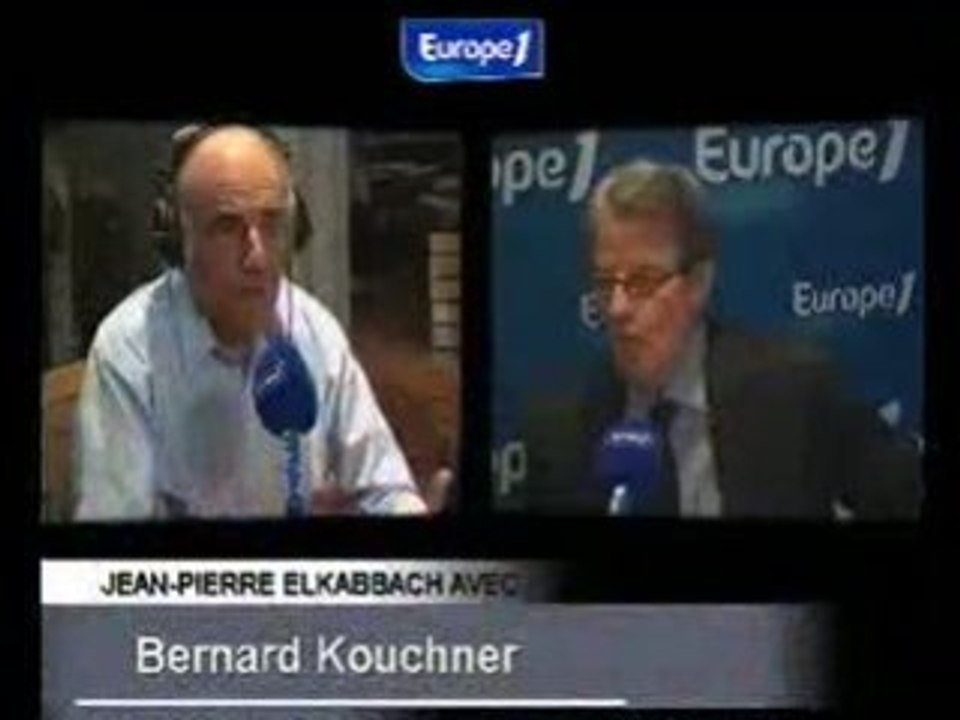 Kouchner interrogé par Elkabbach
