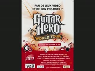 Tournoi Guitar Hero World Tour avec RTL2