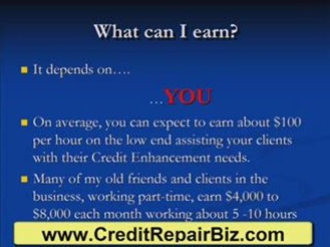 A Buisness to Start - Credit Repair Business from Home