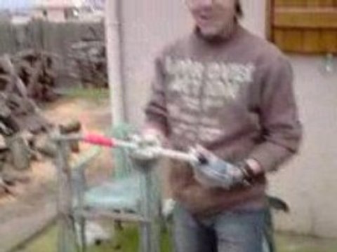 éssai fusée artisanale a poudre