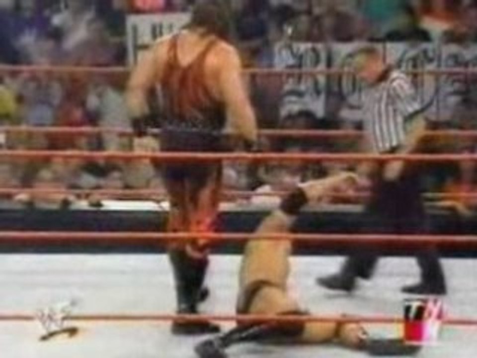 Kane & Kurt Angle vs The Rock & Rikishi