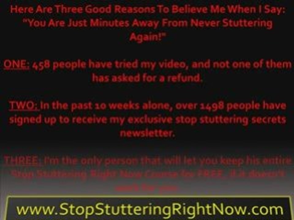 Tips On How To Cure A Stutter, Stammer – Rid of Permanently