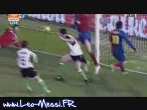 Messi 2 goals vs Racing Santander