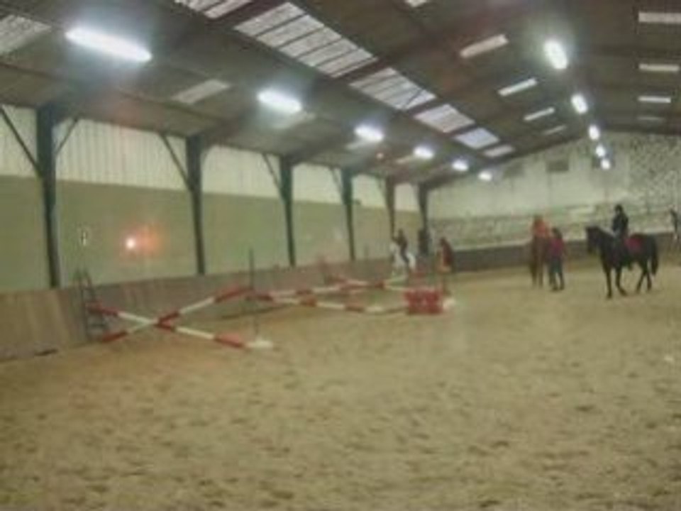 Séance de Saut d'obstacle sans étriier puis avec =D