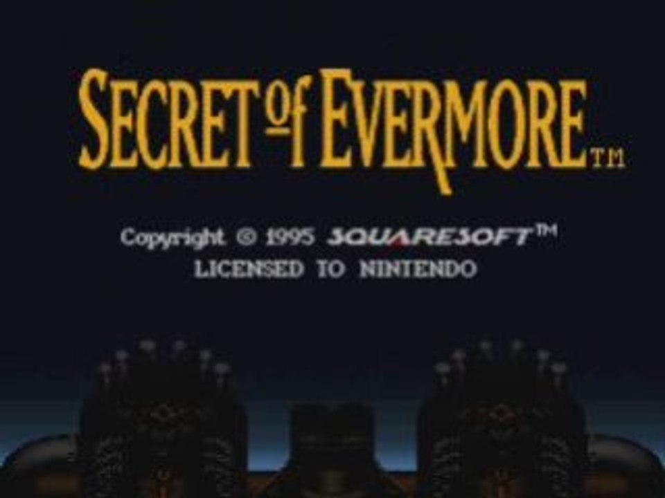 Introduction de Secret of Evermore (SNES)