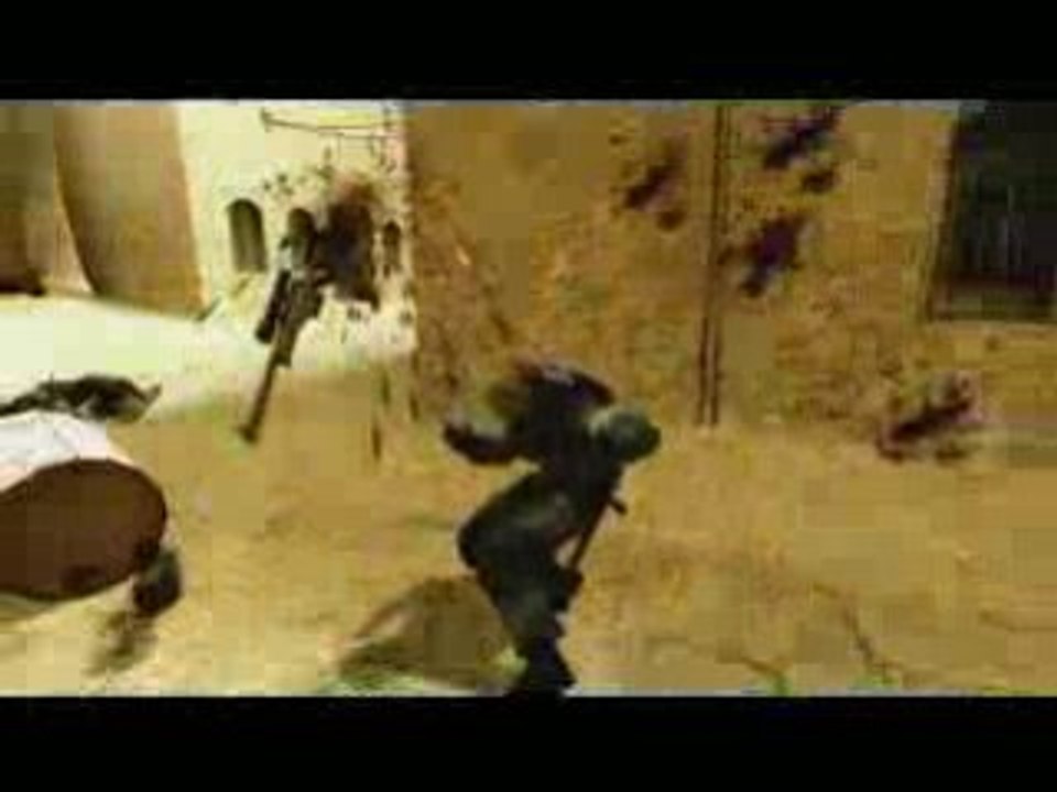 Skillet falling in the black