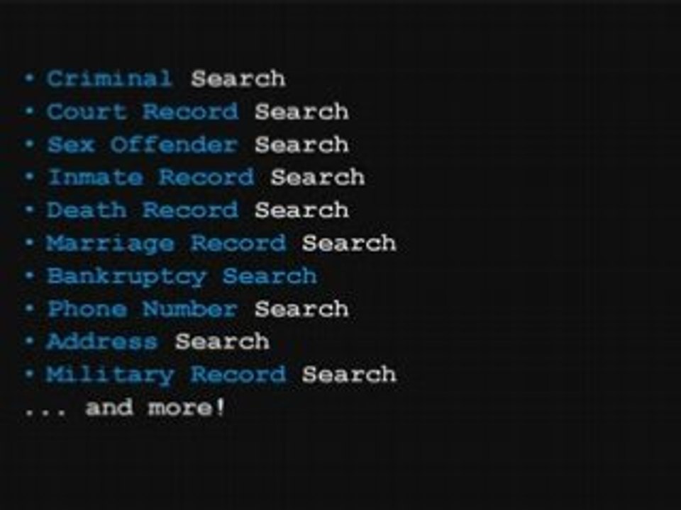 Public records search online: county, court, criminal, ...