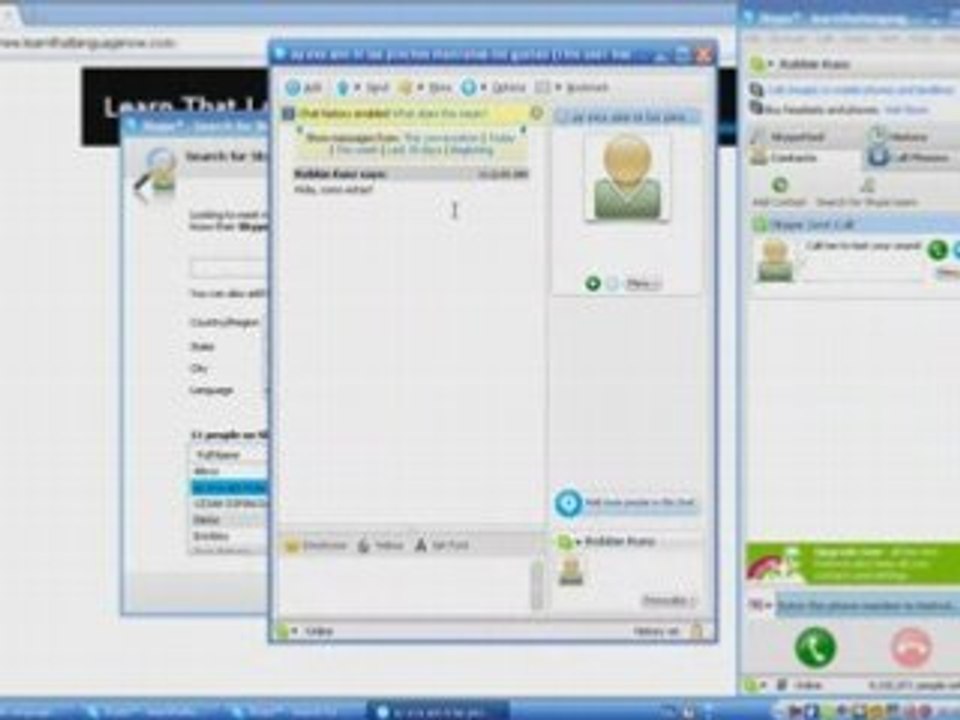 Learn A Language Free Using Skype