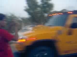 The Gangsters of Karachi cruzing in Hummer's near CreekInn_