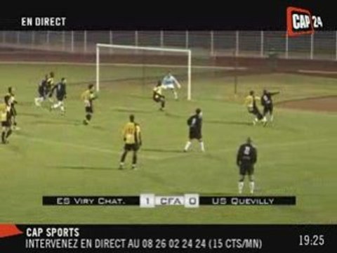 Foot amateur : VIRY Châtillon - QUEVILLY (1-1)