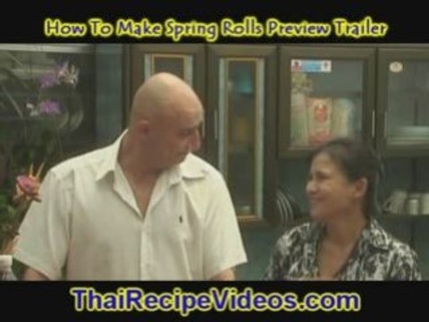 Spring rolls, crispy spring rolls made Thai style