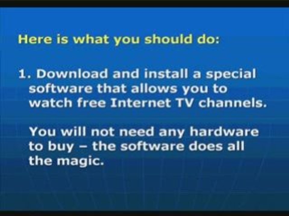 Watch TV PC - how to watch TV on your PC. No extra hardware! - video ...