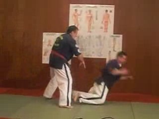 KO sur le tournage d'une vidéo pour la revue Karaté-Bushido