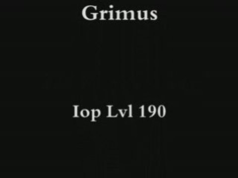 [Dofus] Grimus, Serveur Raval Le Retour ©