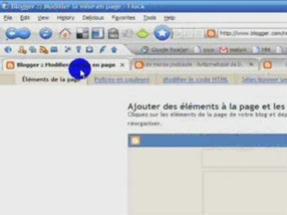 Tutorial Blogger - des numeros de page en bas
