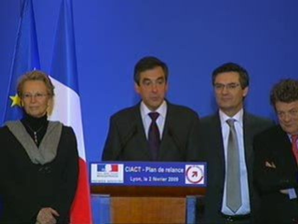 Fançois Fillon plan de relance