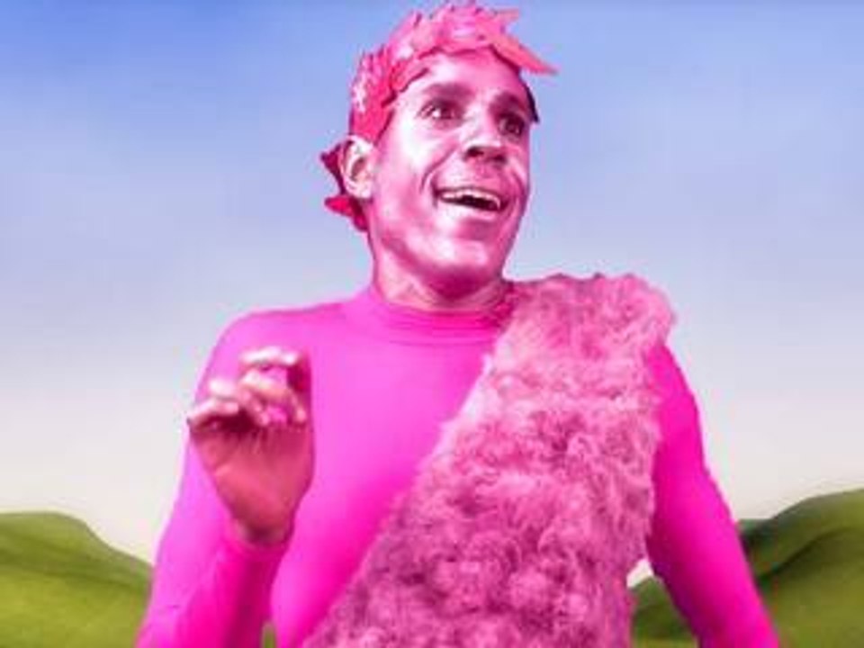 Géant Rose - FAUSSE PUB Géant Vert