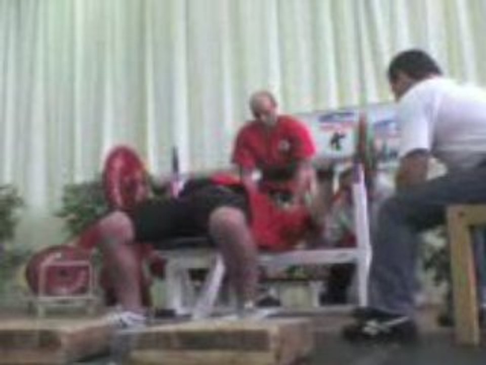 Record de france 2008 62 réps à 100kg Didier Michelon