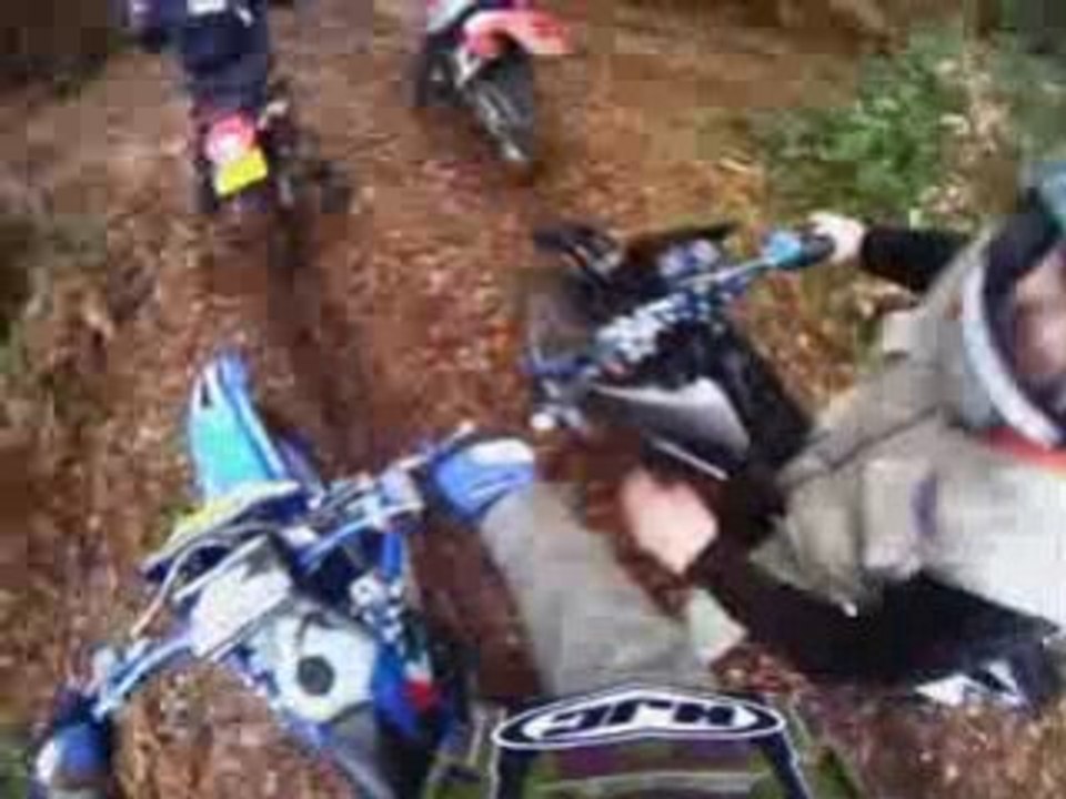 Sortie moto enduro cazaux 01.2009