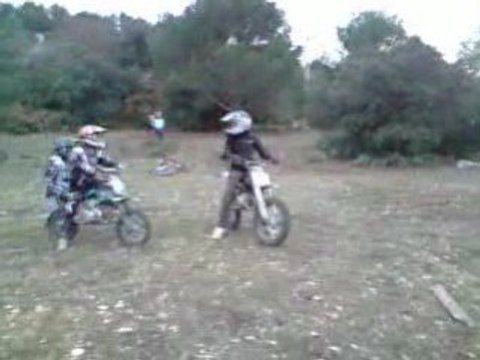moi et léan en dirt bike// lean= ycf 125cc // moà 125 cc crz
