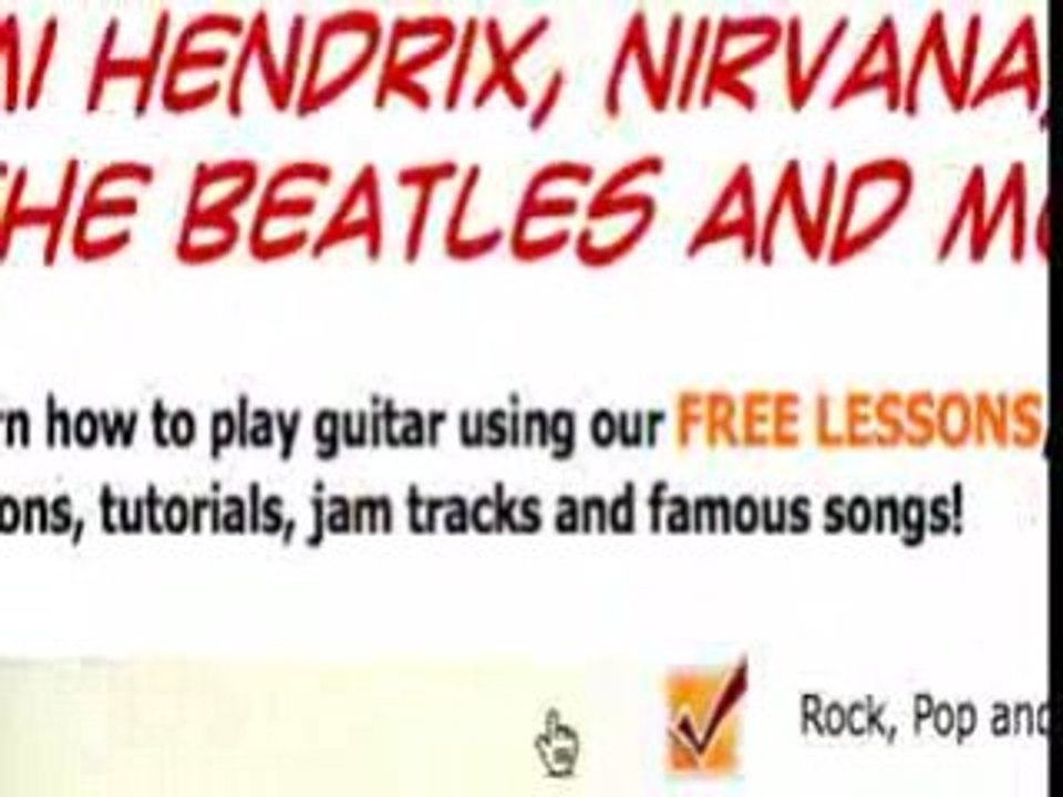 Learn To Play Guitar Video Lessons guitar instruction