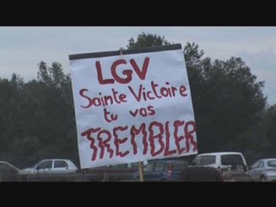 Manif "Non LGV PACA" Aix Arbois - Samedi 31 janvier 2009