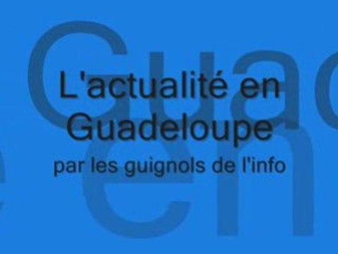 Grève Guadeloupe en Janvier 2009