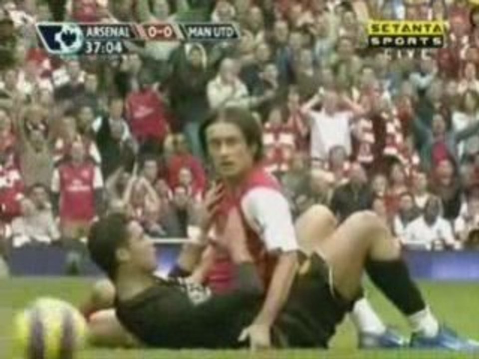 Rosicky vs. Manchester united
