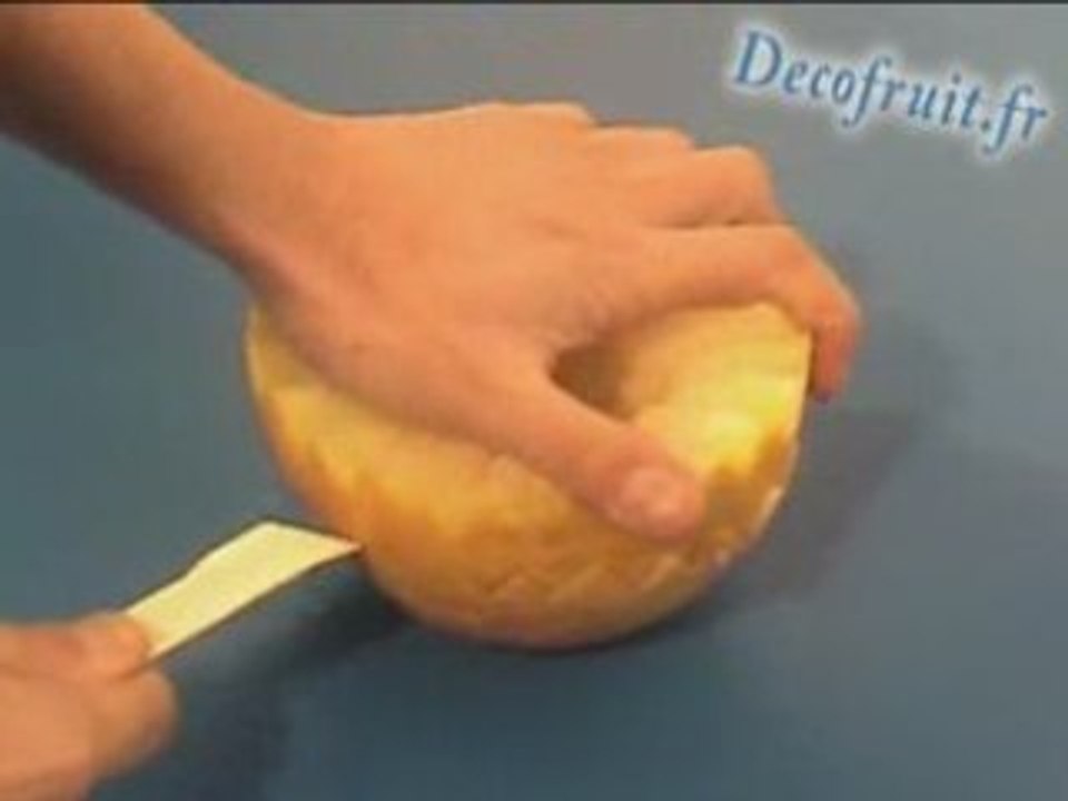 Découpe d'un melon 2